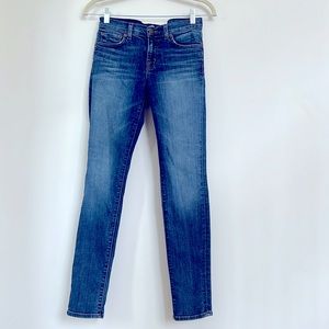 J Brand soft, stretchy lightly-distressed jeans